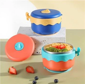 Lämpöä säilyttävä vesiruiskutuskulho lapsille