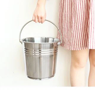 water metal buckets