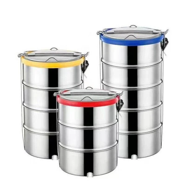 Stackable tiffin food carrier